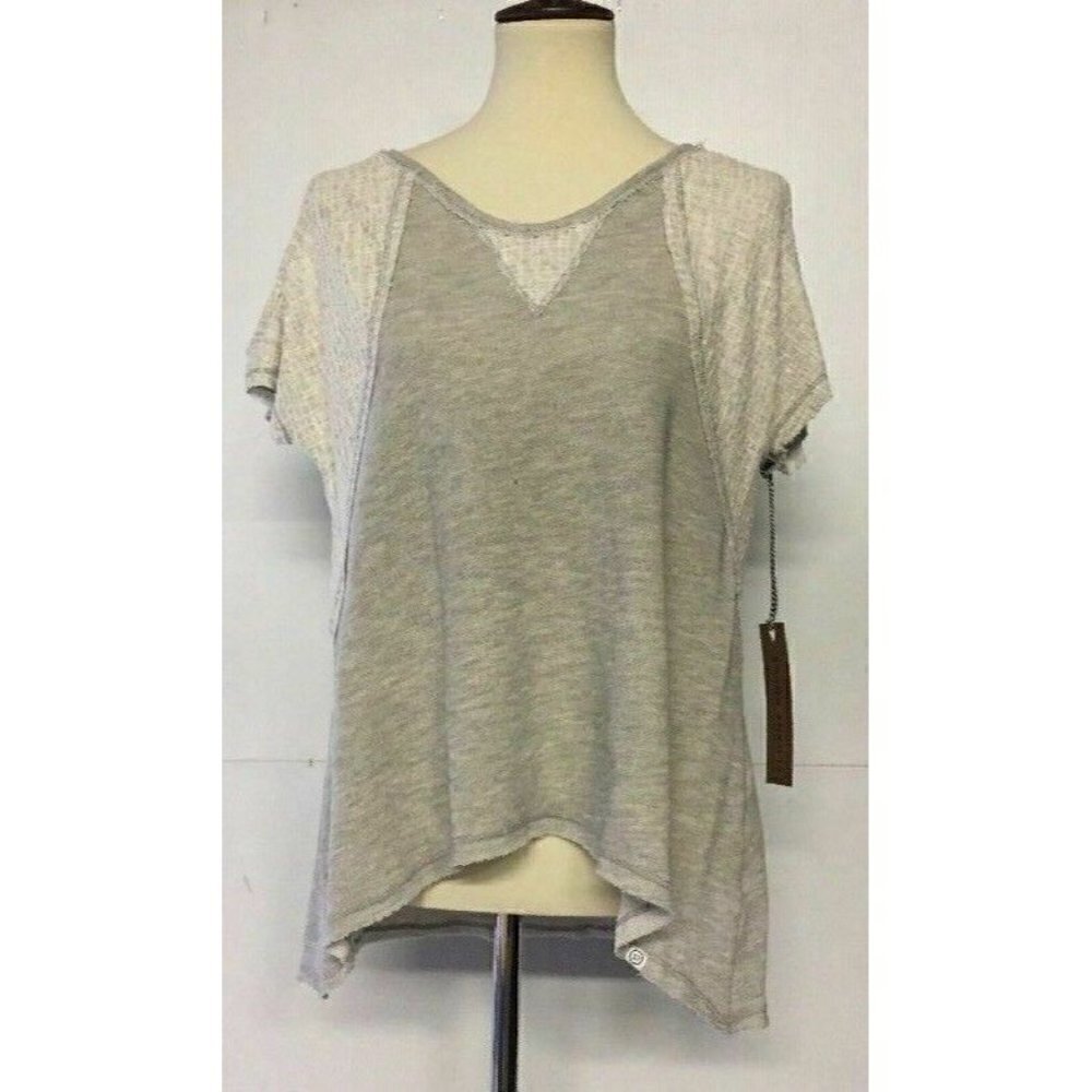 SLOANE ROUGE Women’s Gray V neck Sleeveless Top XS - Picture 6 of 8